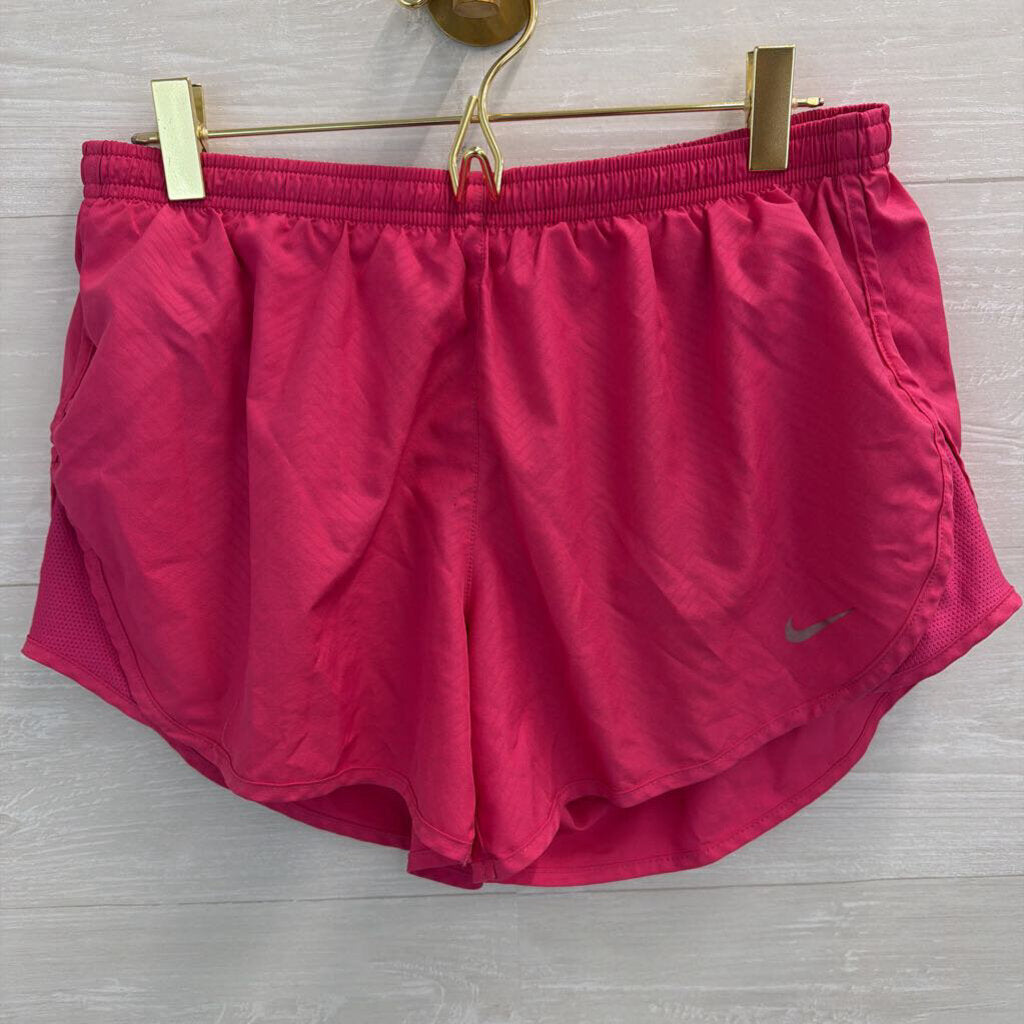 Nike Pink Print Athletic Shorts Medium