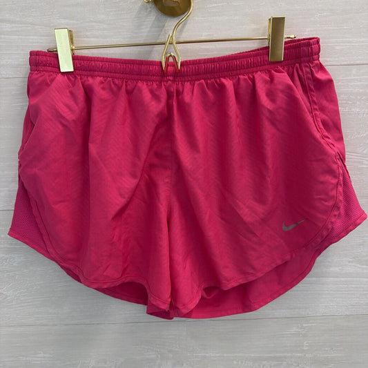 Nike Pink Print Athletic Shorts Medium