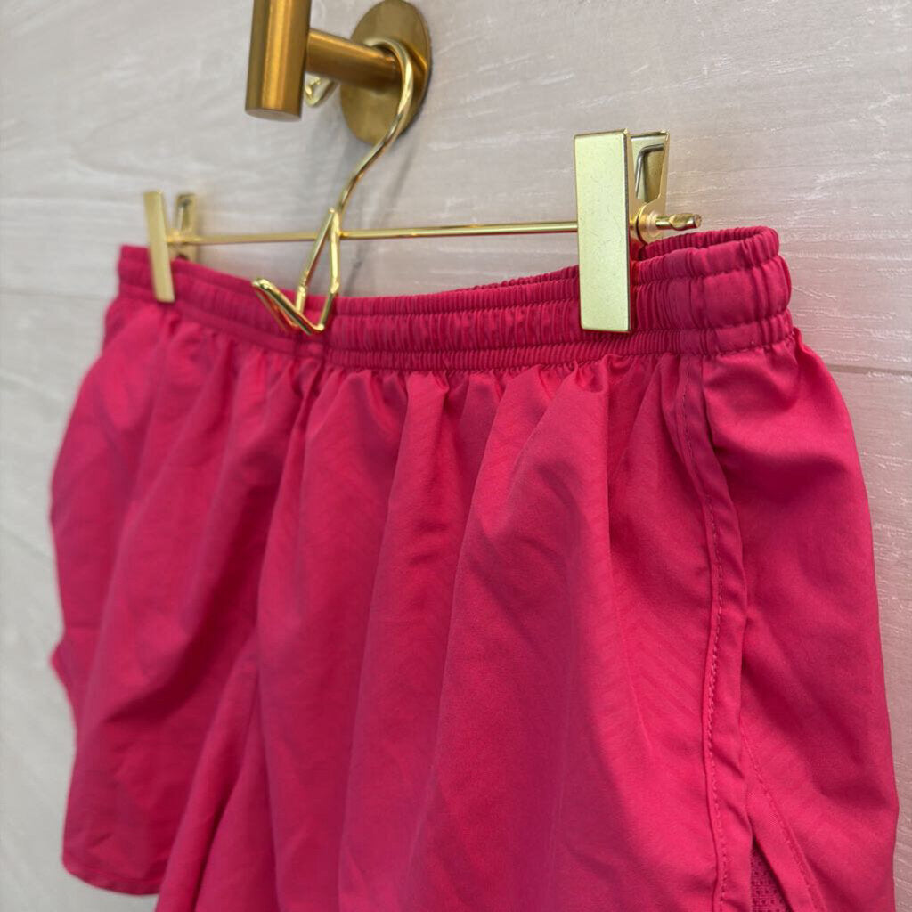 Nike Pink Print Athletic Shorts Medium