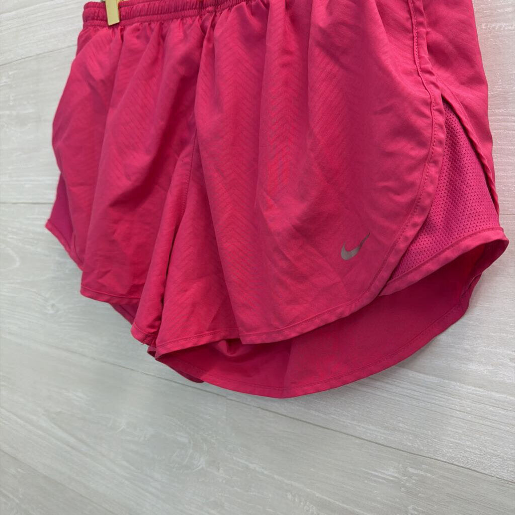 Nike Pink Print Athletic Shorts Medium