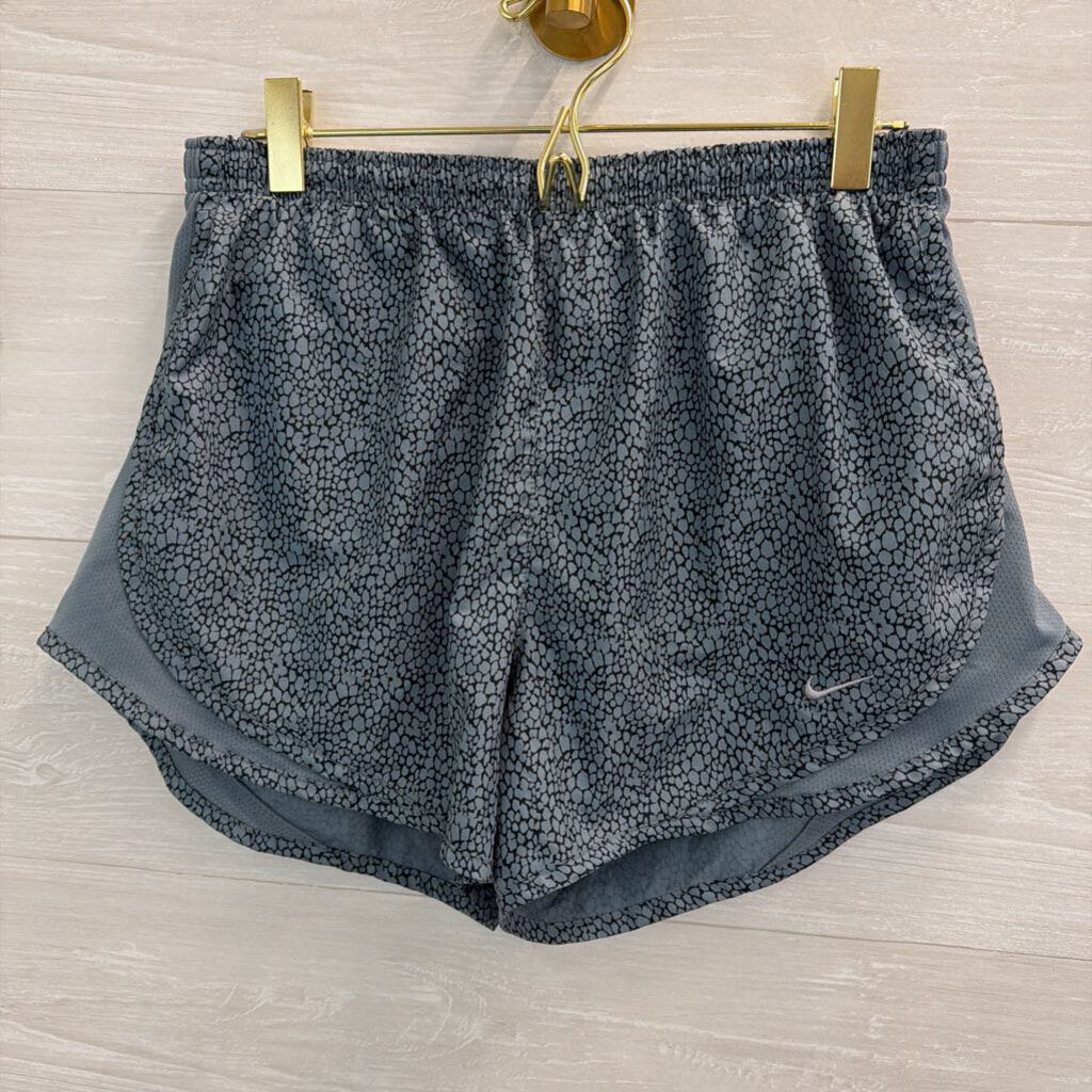 Nike Blue Print Athletic Shorts Medium