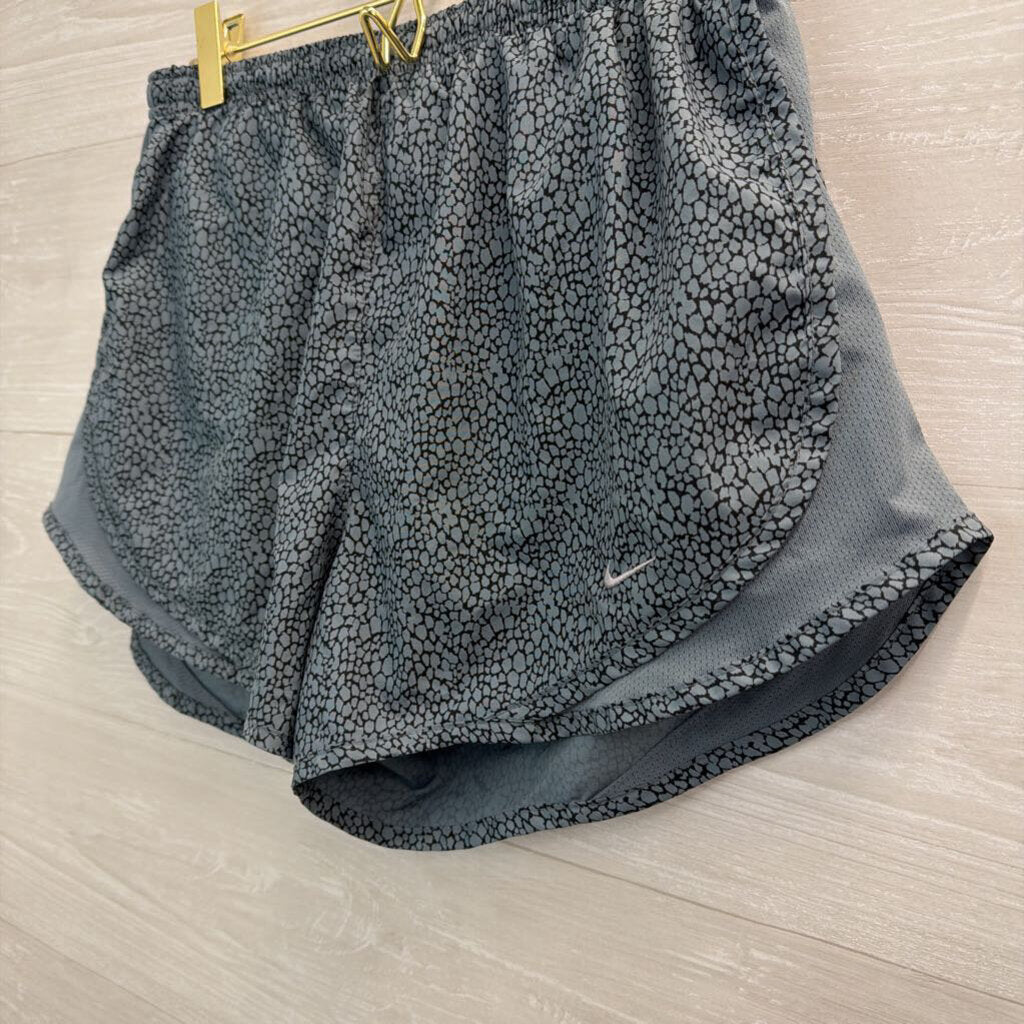 Nike Blue Print Athletic Shorts Medium