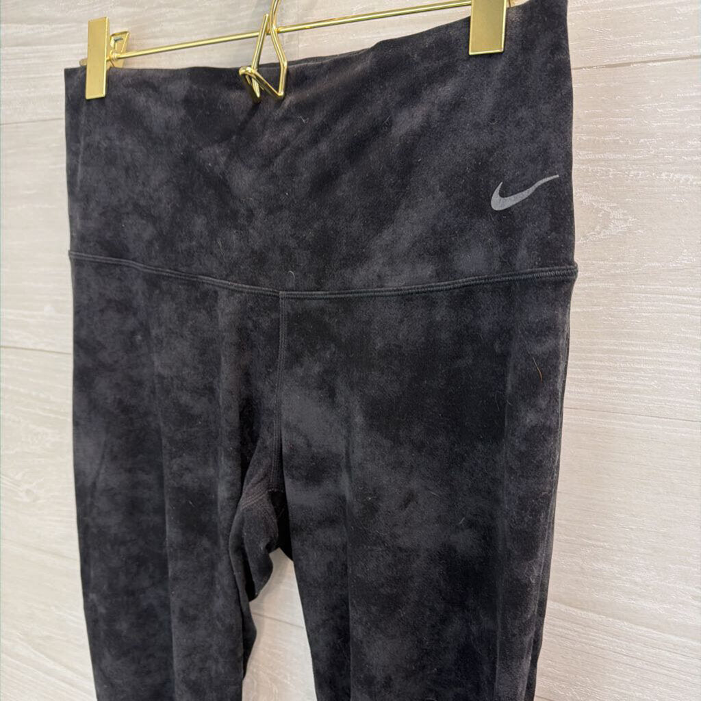 Nike Black Print Leggings Medium