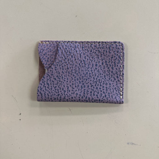Portland Leather Goods Purple Minimalist Card Wallet