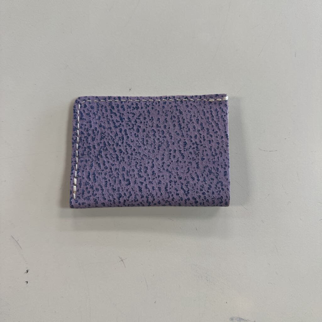 Portland Leather Goods Purple Minimalist Card Wallet