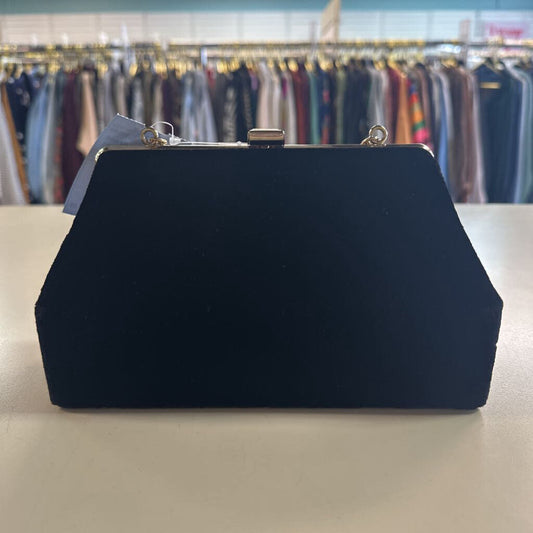 Small Black Velvet Purse