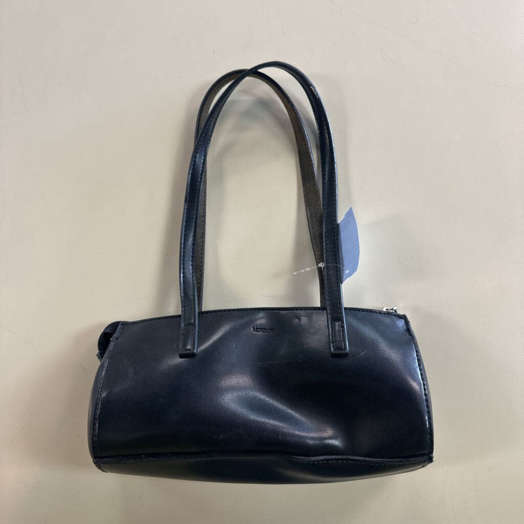 Mondani Black Leather Laser Cut Small Purse