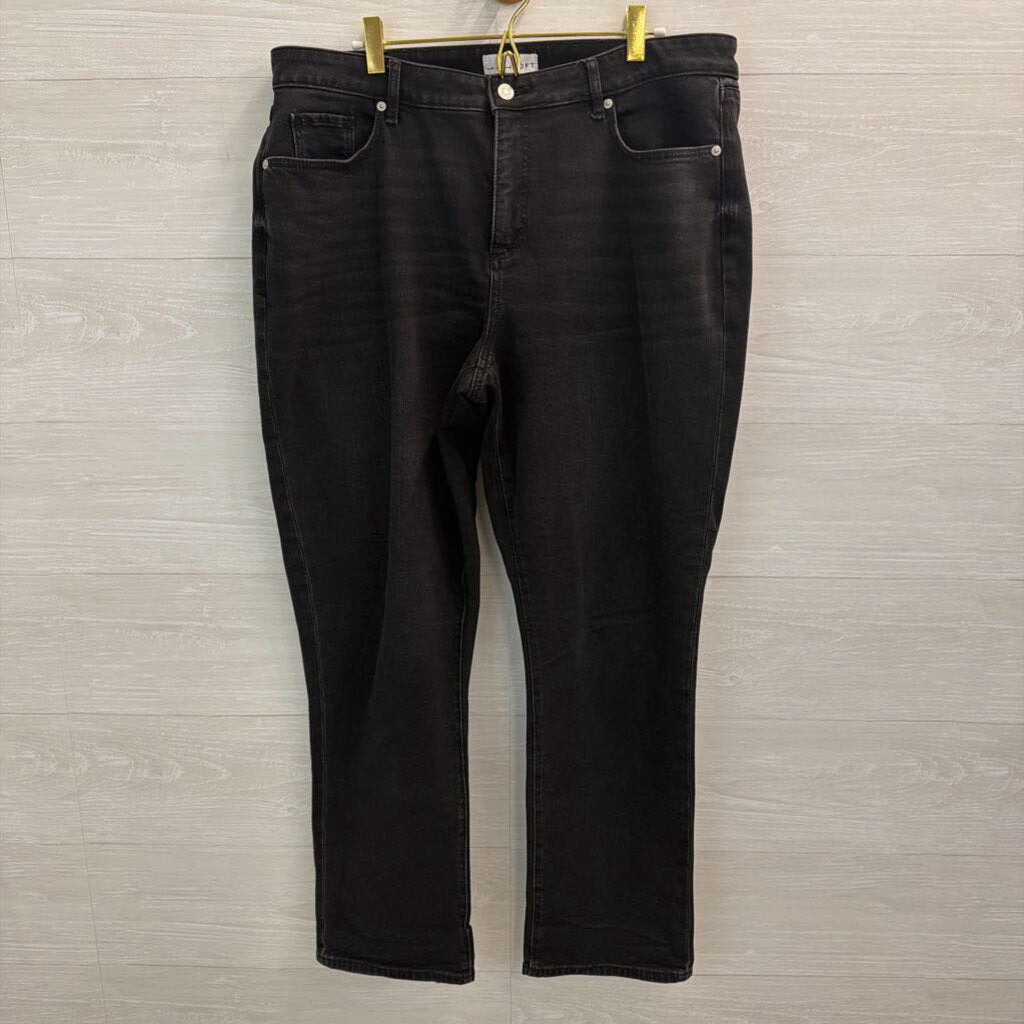 Loft Black The Curvy Girlfriend Jeans 32