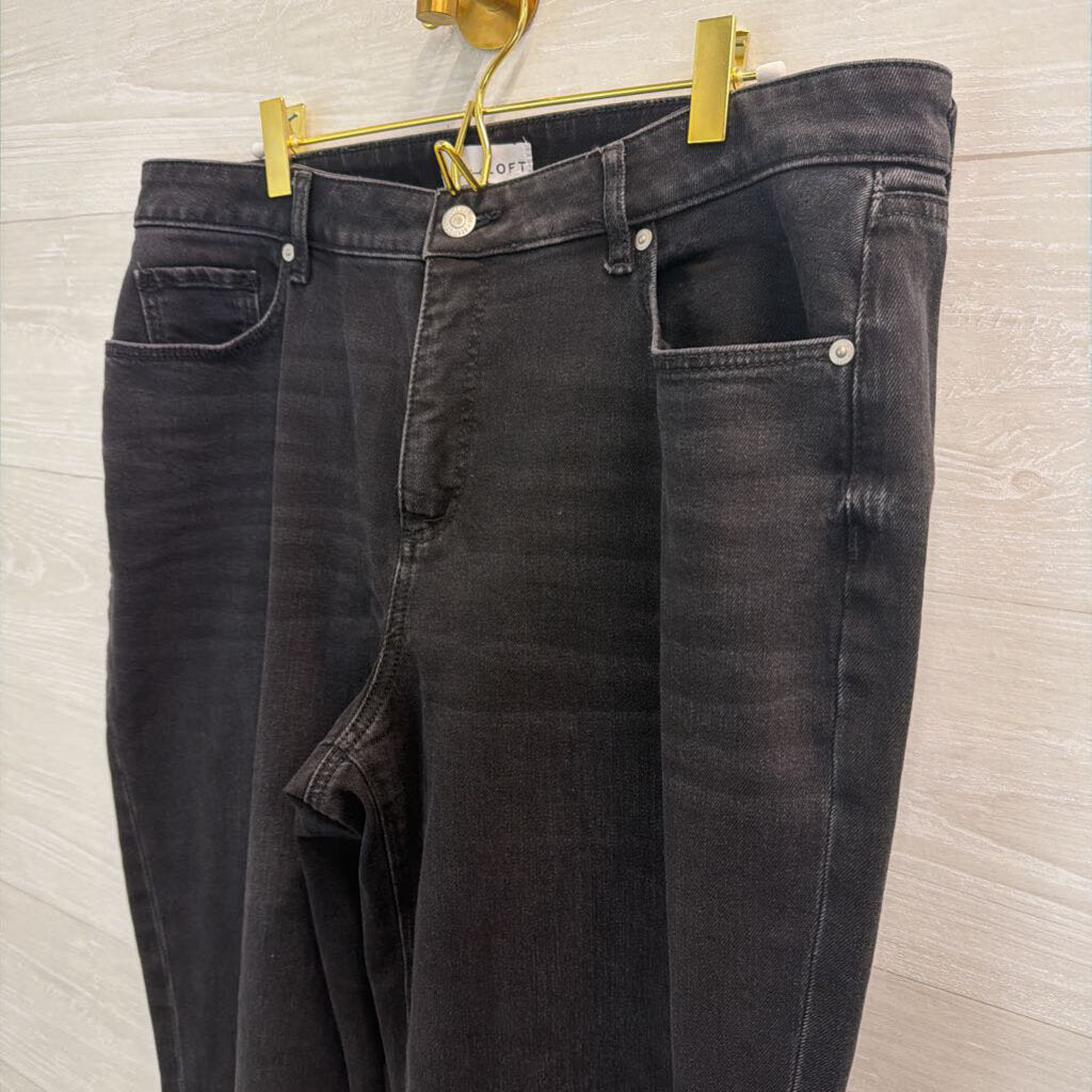 Loft Black The Curvy Girlfriend Jeans 32