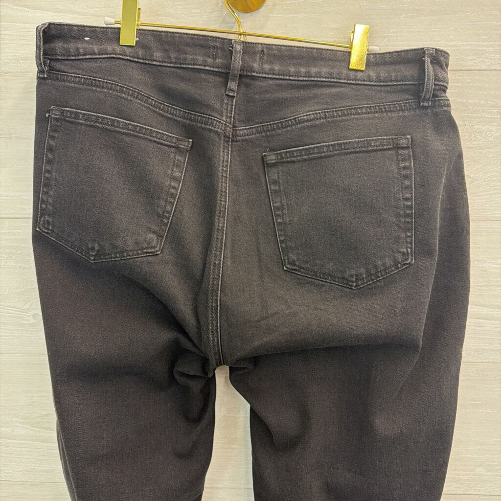 Loft Black The Curvy Girlfriend Jeans 32