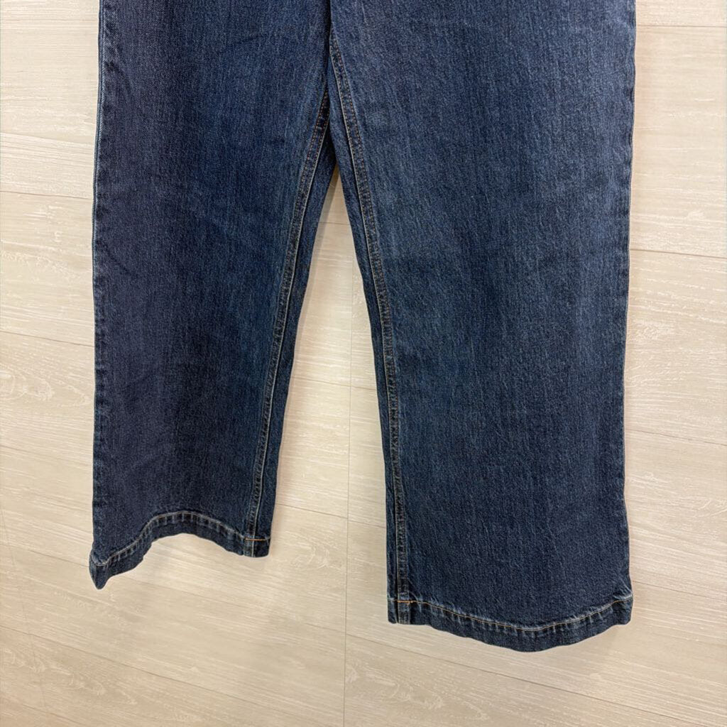 Mavi Dark Wash Paloma High Rise Wide Leg Jeans 26