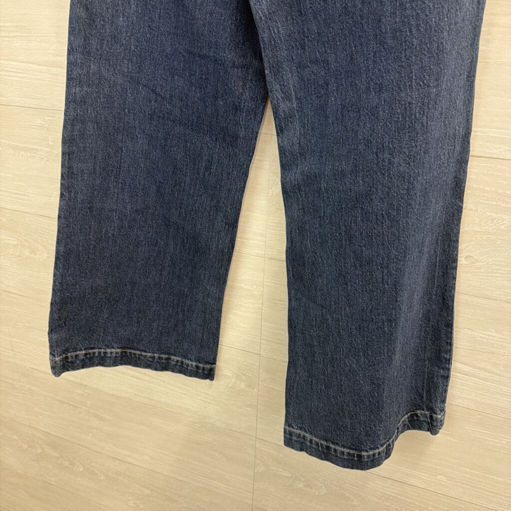 Mavi Dark Wash Paloma High Rise Wide Leg Jeans 26