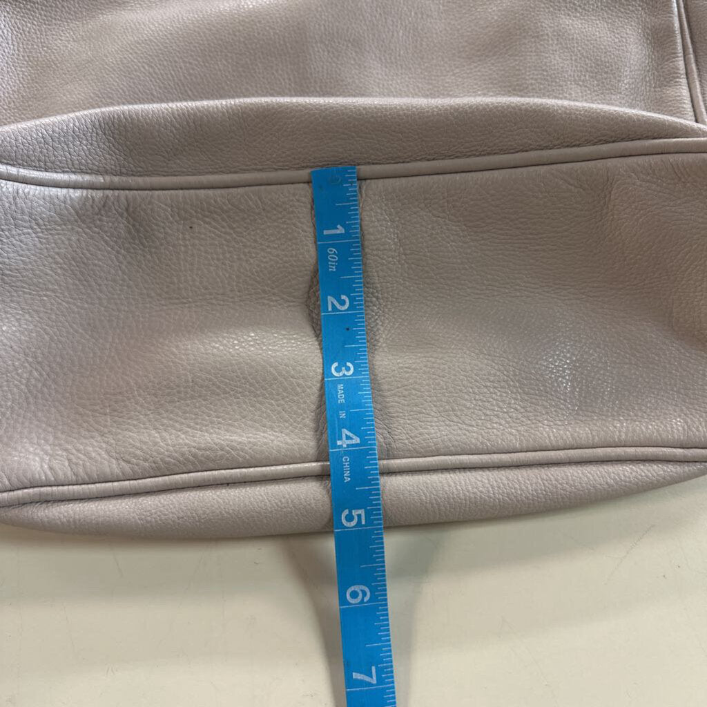 Marc Jacobs Grey Pebbled Leather Hobo Bag