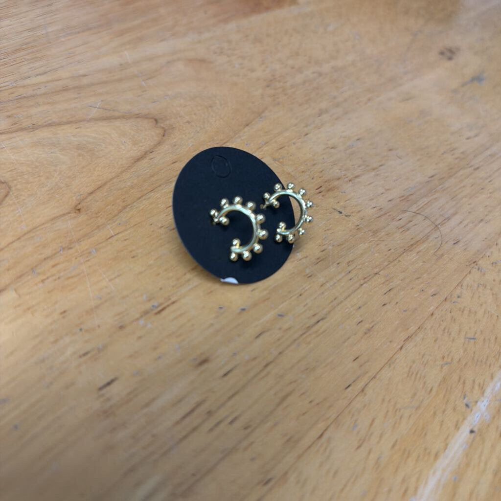 Dainty Gold Half Hoop Earrings