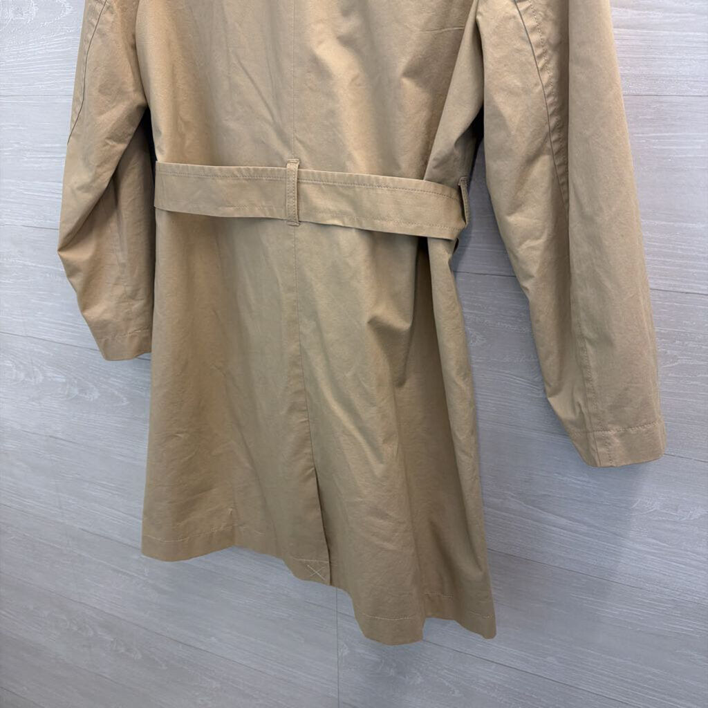 J Crew Beige Double Breasted Tie Waist Trench Coat 6