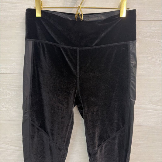 Sweaty Betty Black Velvet Legging Pants Medium