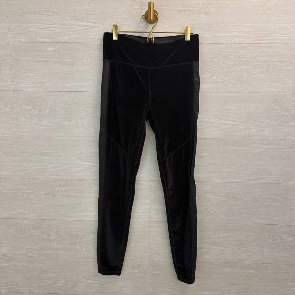 Sweaty Betty Black Velvet Legging Pants Medium