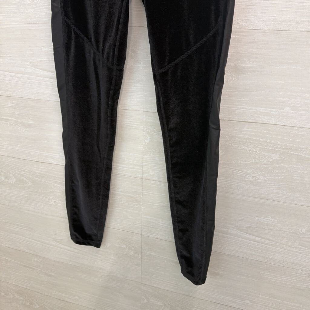 Sweaty Betty Black Velvet Legging Pants Medium