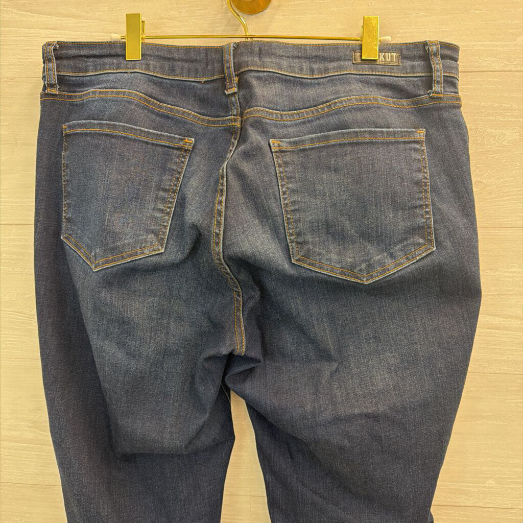 Kut Dark Wash Catherine Boyfriend Jeans 10