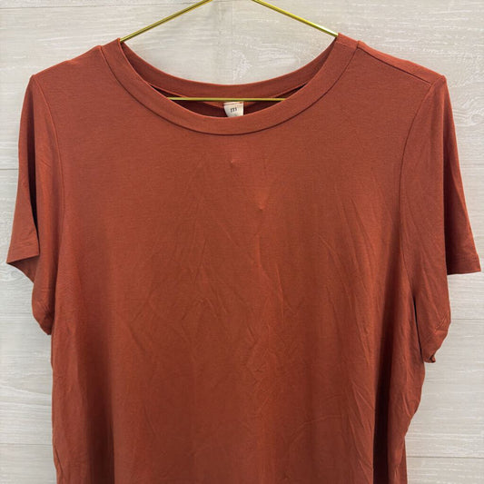 mts Orange Soft Short Sleeve Top Medium