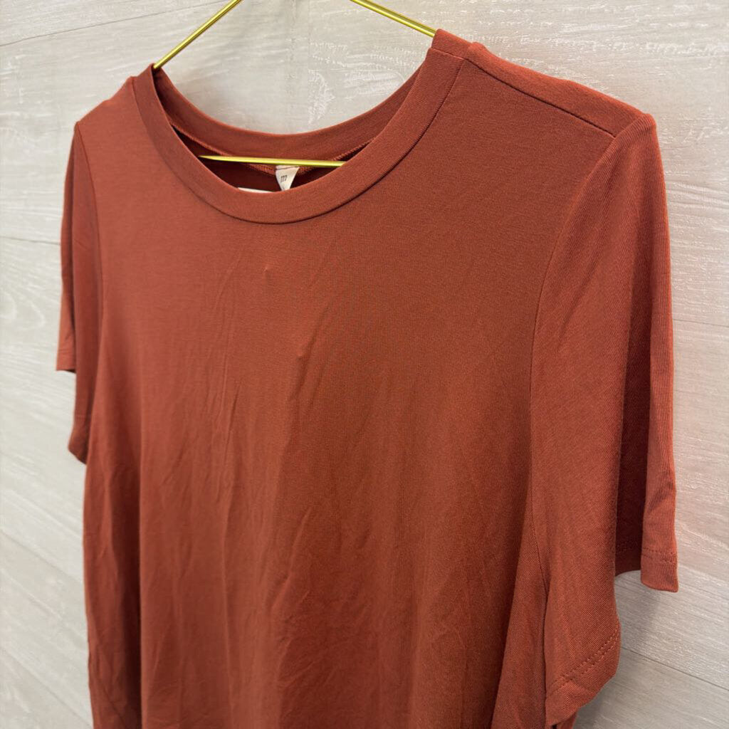 mts Orange Soft Short Sleeve Top Medium