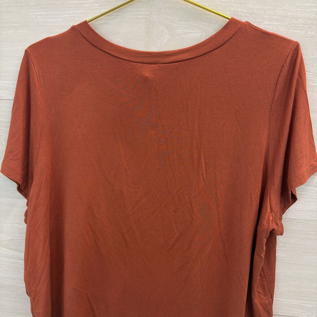 mts Orange Soft Short Sleeve Top Medium