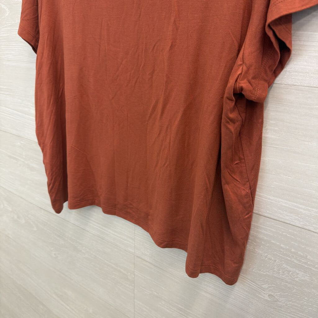 mts Orange Soft Short Sleeve Top Medium