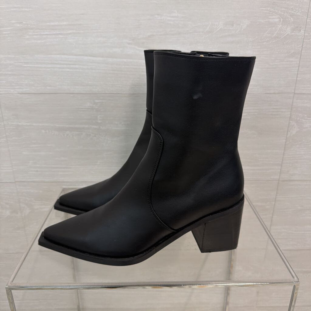 Billini Black Leather Lynden Boots 9