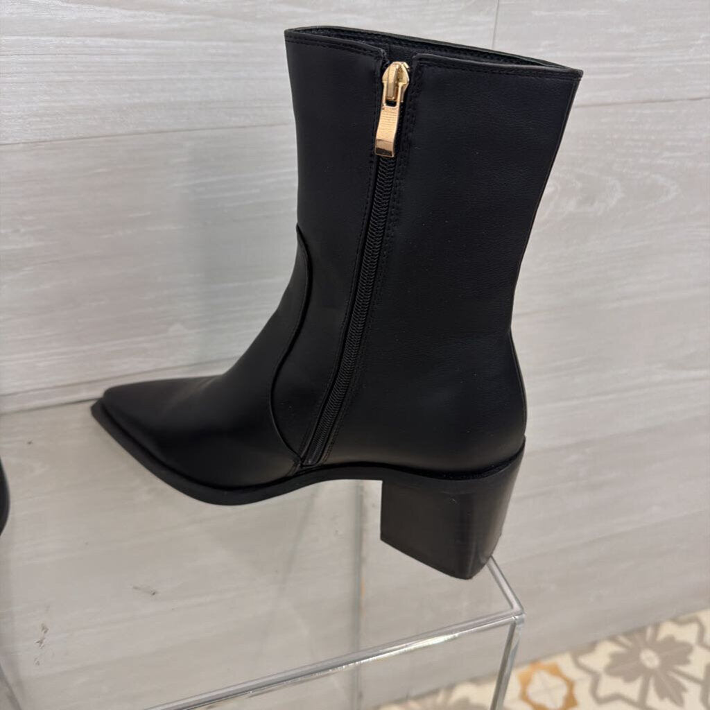 Billini Black Leather Lynden Boots 9