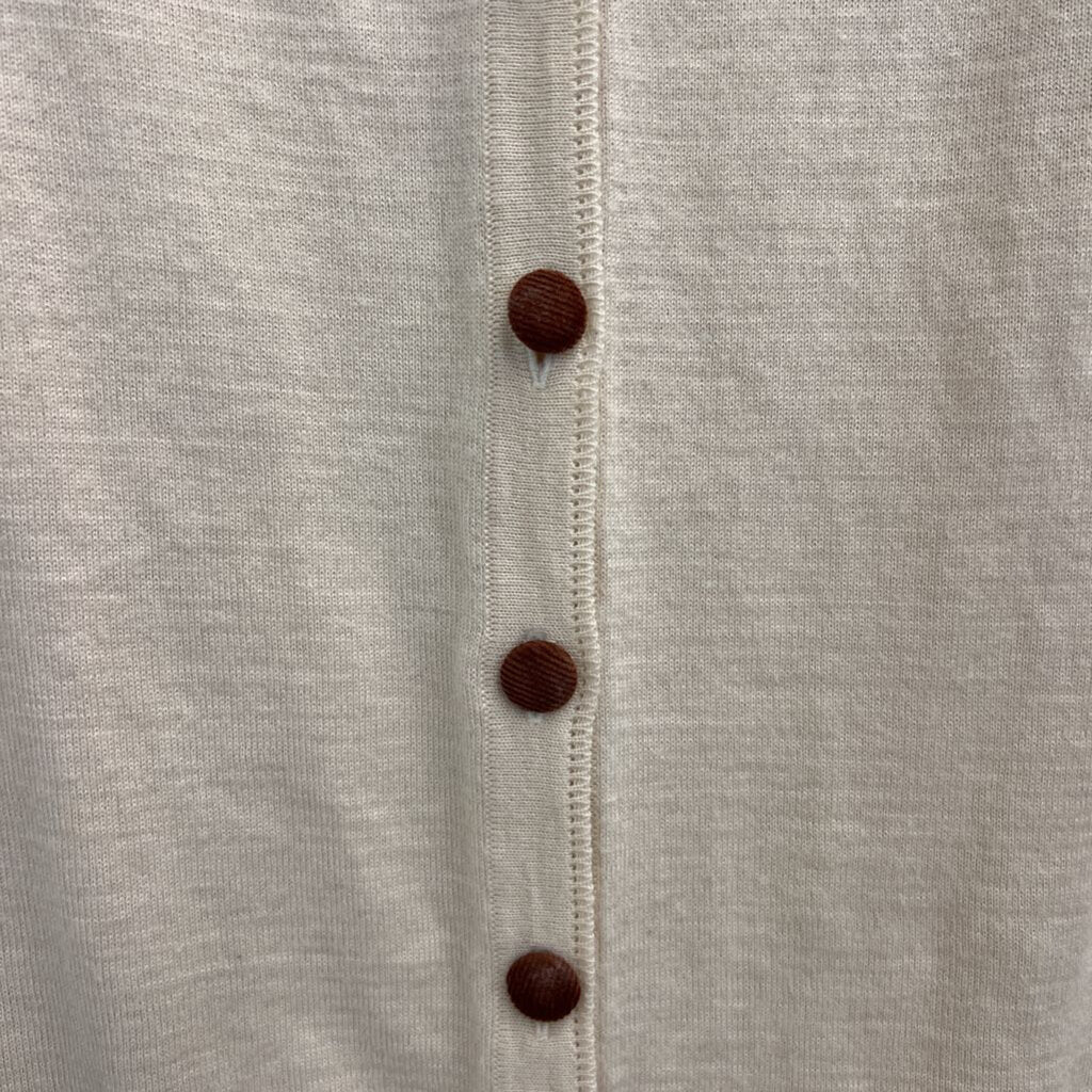 Hopeless Romantic Cream/Brown Cardigan Medium