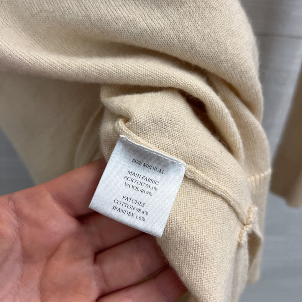 Hopeless Romantic Cream/Brown Cardigan Medium