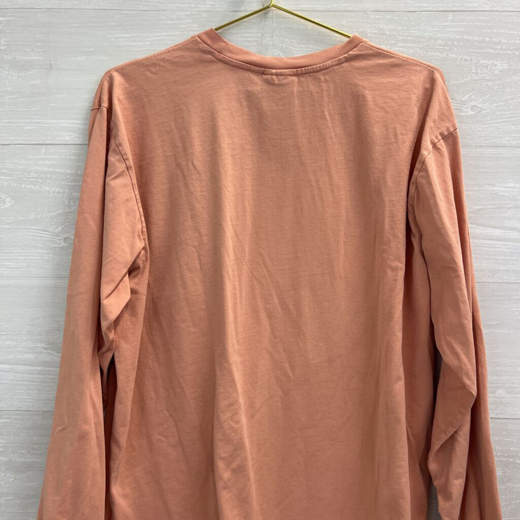 Adidas Originals Athletic Long Sleeve Orange Shirt. XL