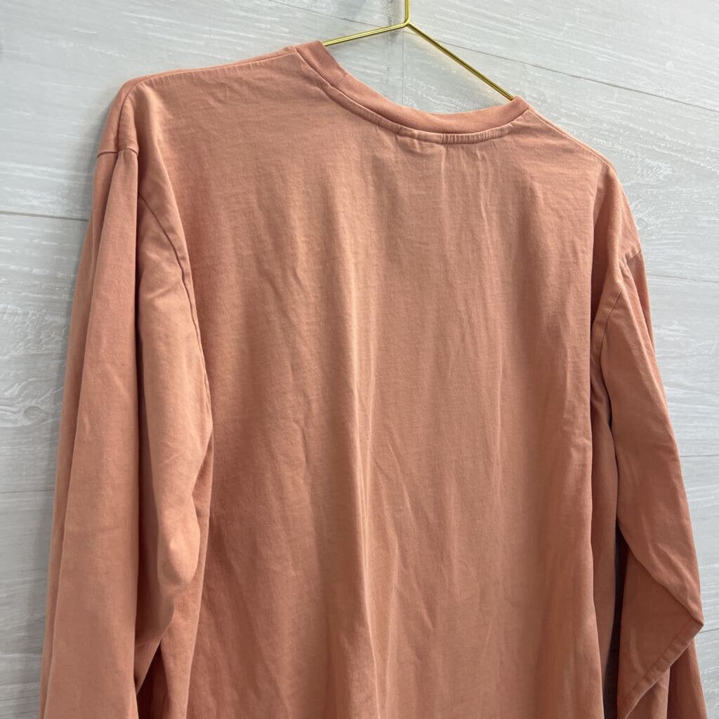Adidas Originals Athletic Long Sleeve Orange Shirt. XL