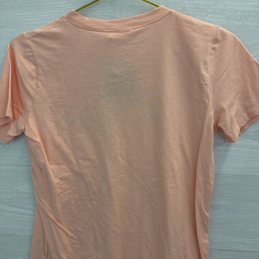 Tres Bien Pink Let The Good Times Roll Short Sleeve Graphic Tee Small