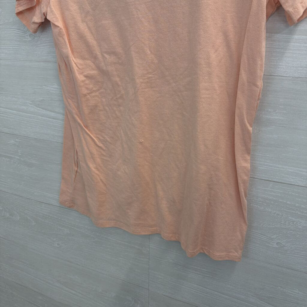 Tres Bien Pink Let The Good Times Roll Short Sleeve Graphic Tee Small