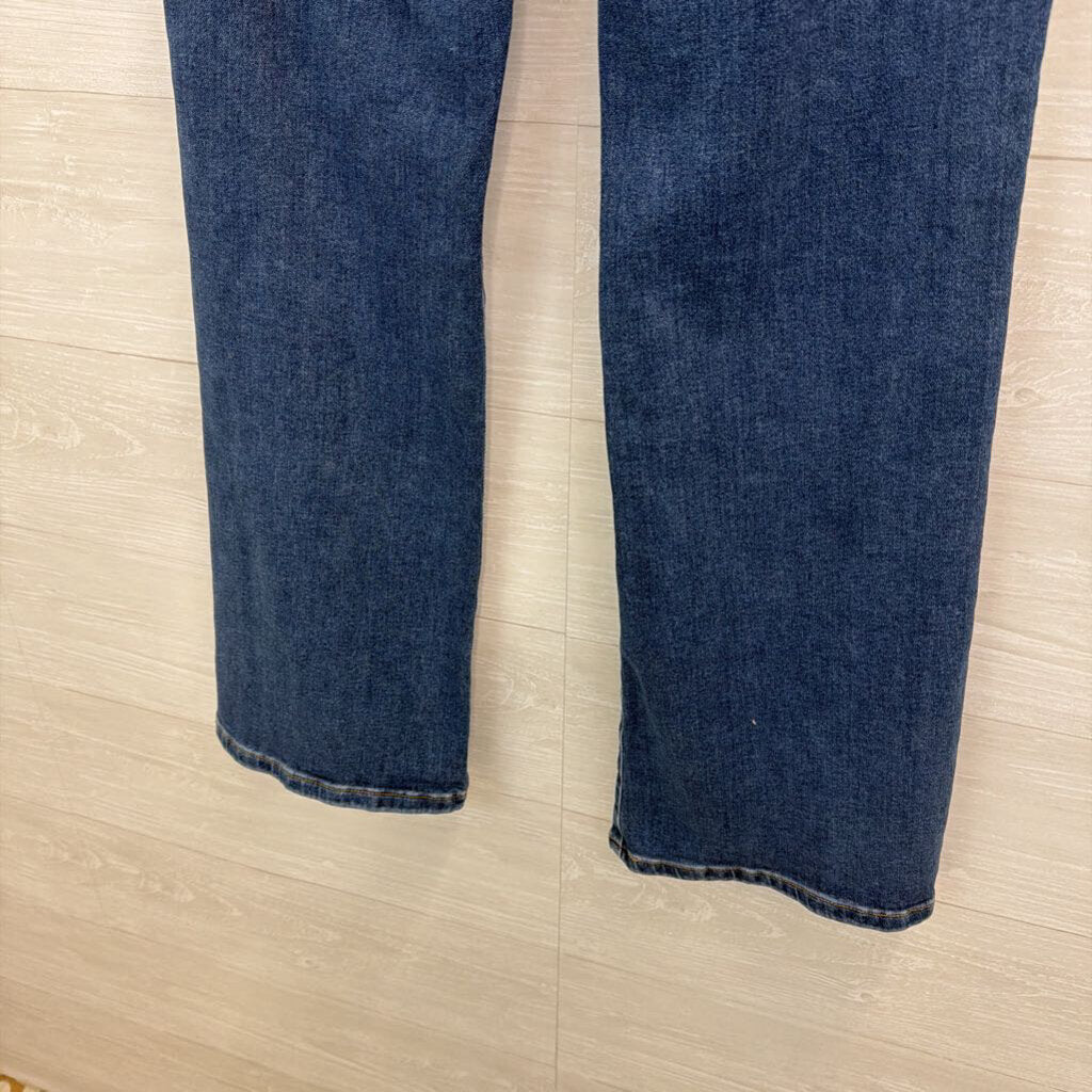Lauren Conrad Medium Wash Super High Rise Flare Jeans 6
