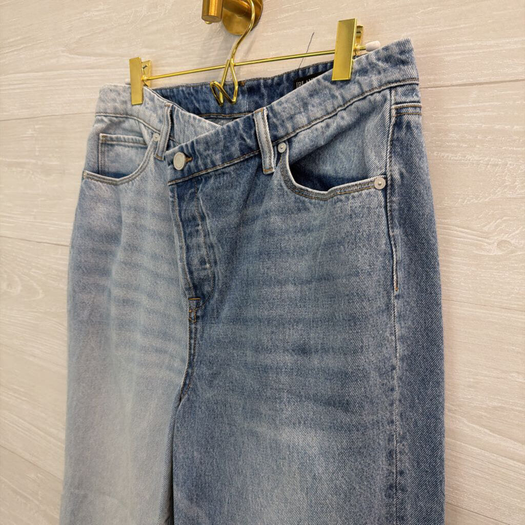 Blank NYC Medium/ Light Wash Color Block Jeans 29