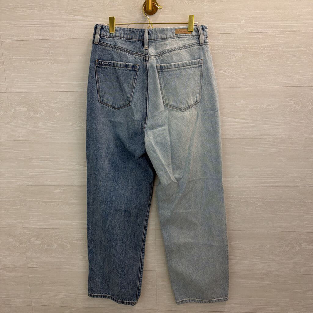 Blank NYC Medium/ Light Wash Color Block Jeans 29