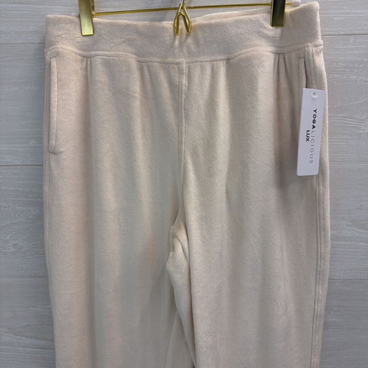 Yoga Licious Cream Soft Jogger Pants Small