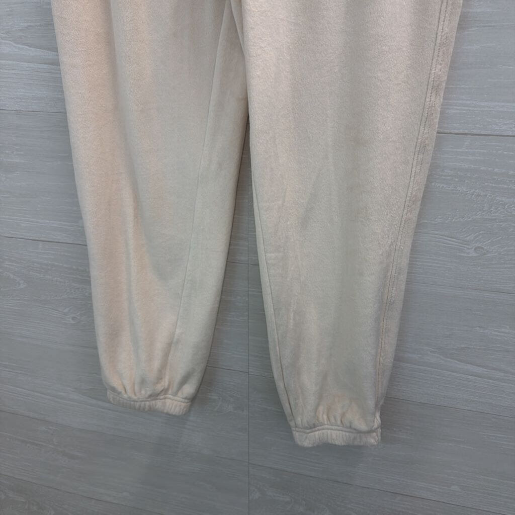 Yoga Licious Cream Soft Jogger Pants Small