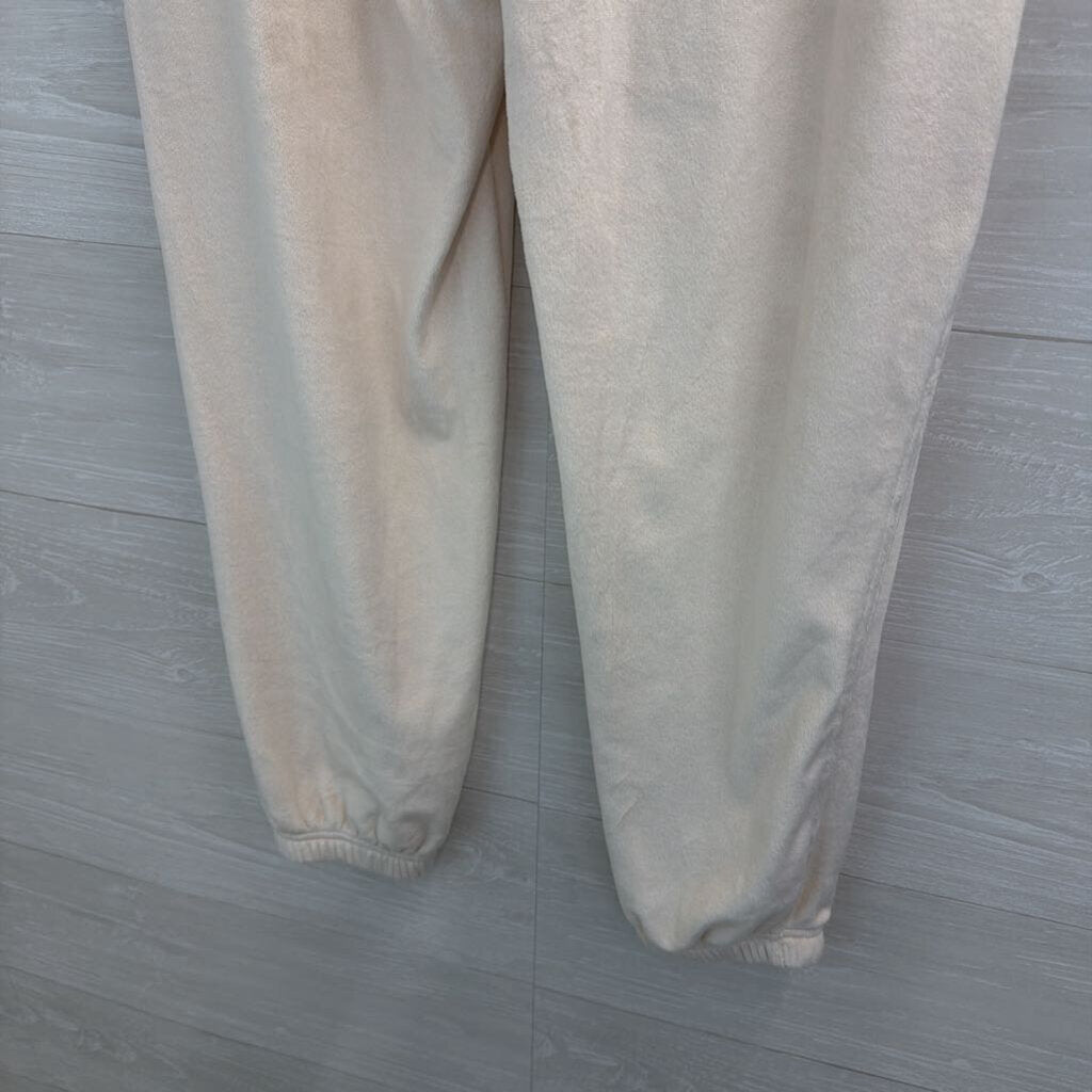 Yoga Licious Cream Soft Jogger Pants Small