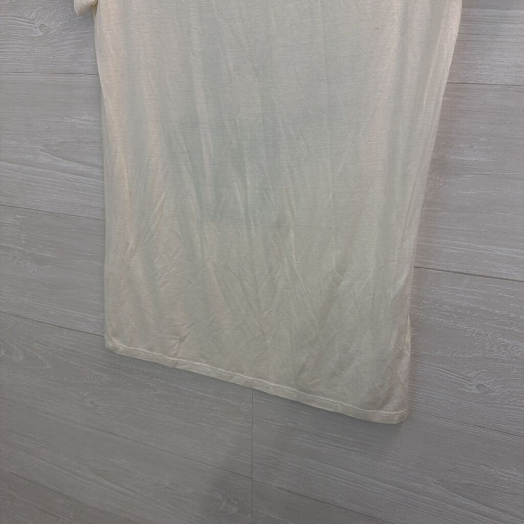 Color Bear White/ Green/ Silver Looking Sharp Short Sleeve Graphic Tee Medium