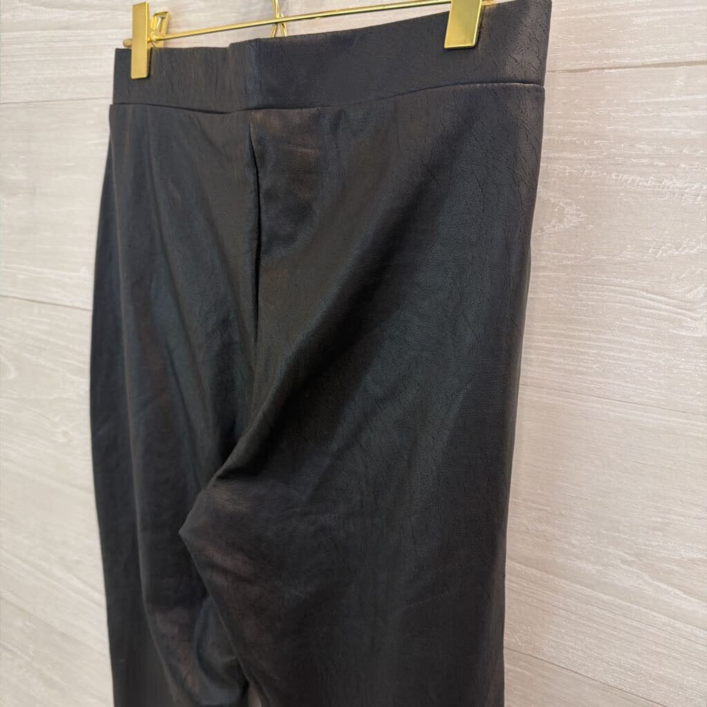 Splendid Black Faux Leather Leggings Small