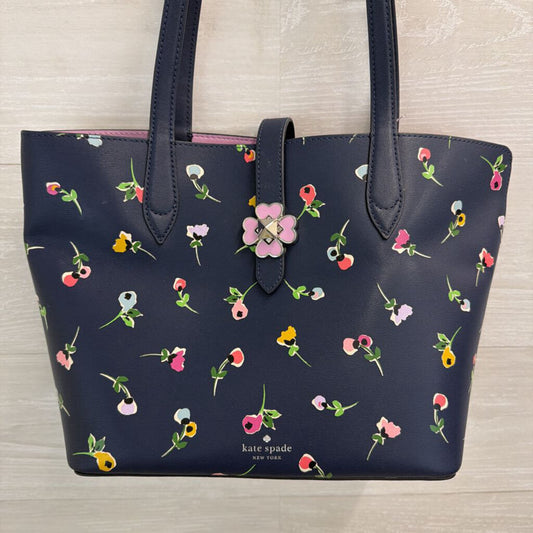 Kate Spade Navy/ Multi Kaci Wildflower Ditsy Small Tote Purse