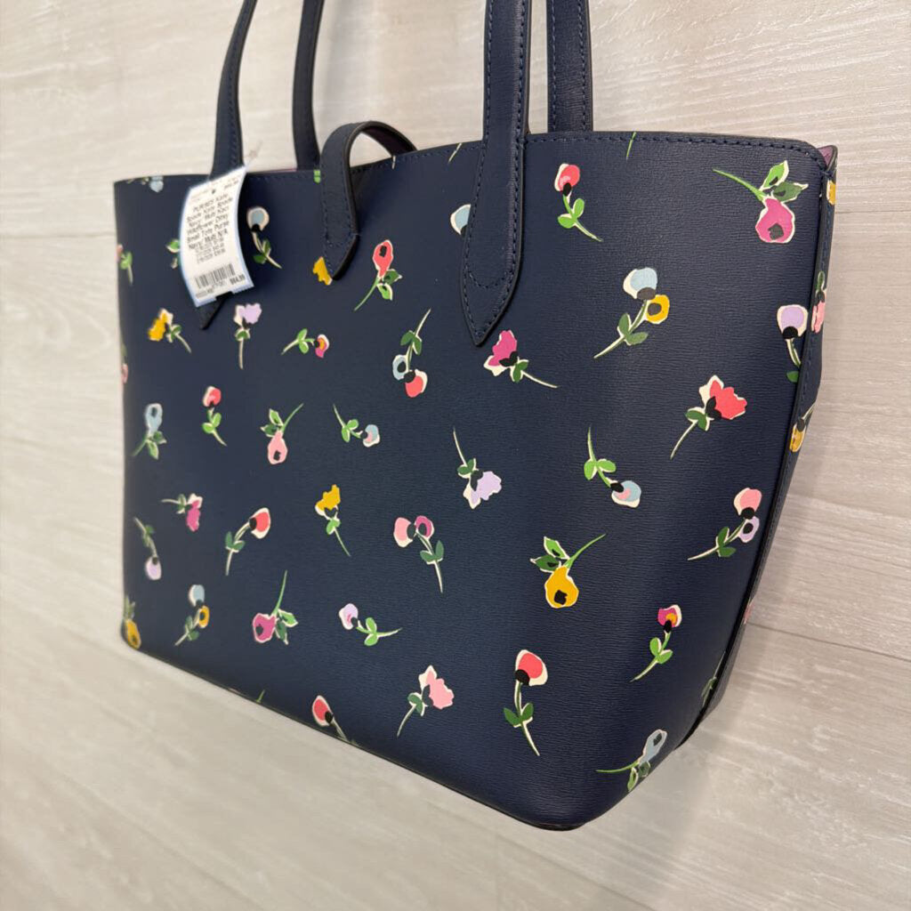 Kate Spade Navy/ Multi Kaci Wildflower Ditsy Small Tote Purse