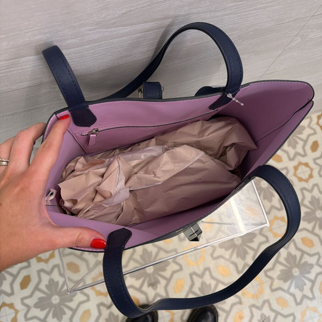 Kate Spade Navy/ Multi Kaci Wildflower Ditsy Small Tote Purse