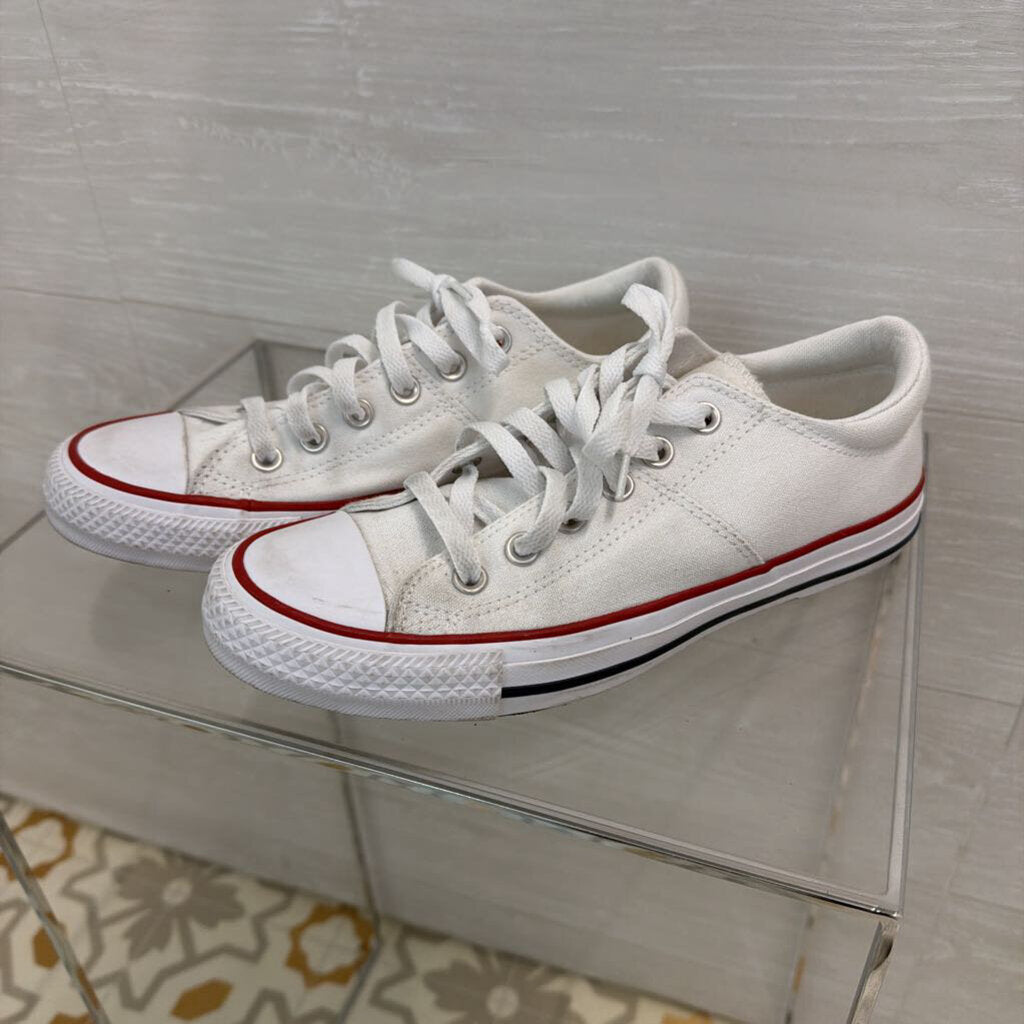 Converse White All Star Low Sneakers 8