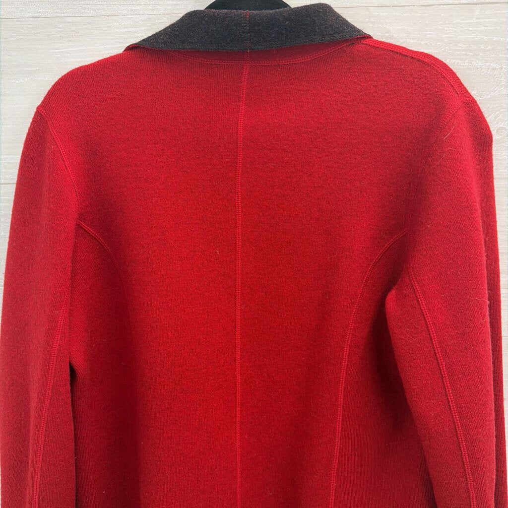 Red/ Grey Reversible Jacket Medium