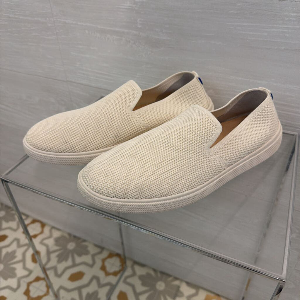 Rothy's Cream The Ravello Slip On Sneakers 8.5