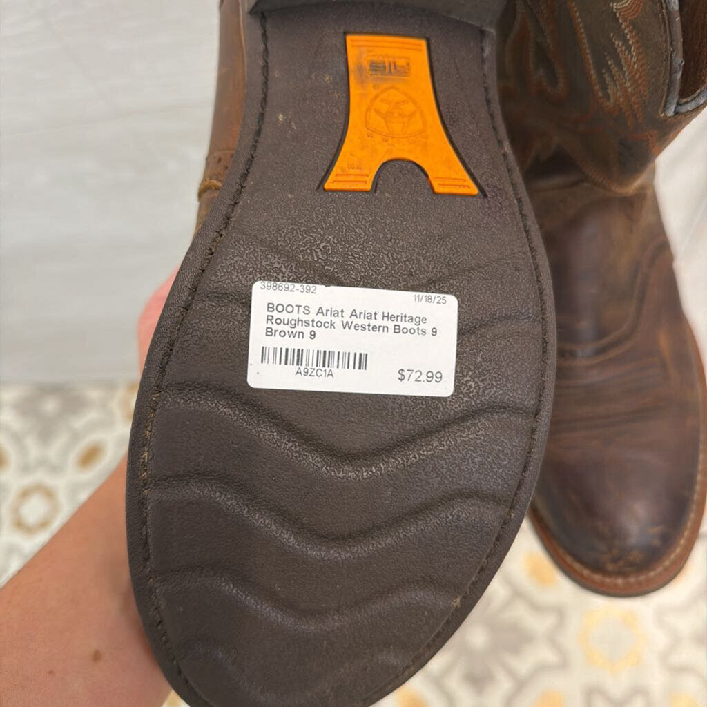 Ariat Heritage Roughstock Western Boots 9